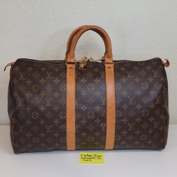 #376 Louis Vuitton Monogram Keepall - Picture 1 of 16